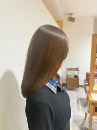 カット 仕上がりミディアムの方