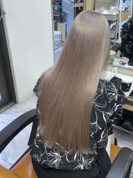 カラー+髪質再生トリートメント+毛先カット