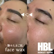 ご新規様📣💕HBL-眉癖改善-&艶々-face wax-たまご肌全顔60min
