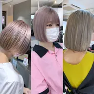 カット+ブリーチWカラー￥23650→￥6000 vain、ユーフォリアグループ全店に来店履歴がない方のみ限定✂︎