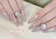 【長持ちチップ長さだし】6本持ち込みデザインつけ放題💝