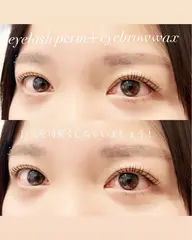 ✨人気No.1✨🌹アイブロウ（間引き+眉カット＋サービスメイク込み）＋デザイン自由まつ毛パーマ🌹
