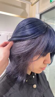 【❤️🔥カットなし】【インナーブリーチ💫】【イルミナカラー💫】インナーカラー➕艶々トリートメント➕ブロー