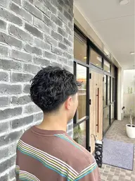 メンズカット+パーマ¥3300-