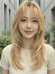 【ブリーチありダブルカラー】カット+ブリーチ（フル）+カラー ♯レイヤーカット♯顔周り♯韓国