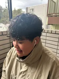 カット＋パーマ🧑🏽‍🦱🌀