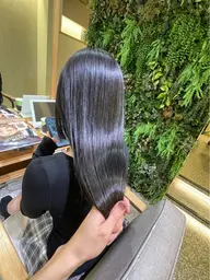 【髪質改善🫧】ケアカラー+ミルボン3stepトリートメント