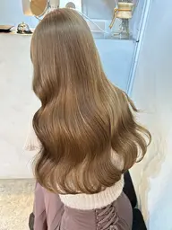 🦄《うる艶透明感カラー》ダブルカラー(ブリーチなし)+うる艶トリートメント🦄