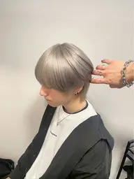 【ミニモ限定】メンズトリプルカラー(ブリーチ2回)(リタッチして更に全体を明るくする事も可能◎)