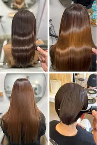 【大人女性の艶髪に】カット+艶髪透明感カラー+アルカリ酸熱トリートメント
