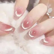 【店人気No.1】★チークxマグネットフレンチネイル ¥6600円