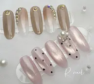 定額シンプルデザイン🍒ソフトジェルオフ、ケア込み120分✨色変更可