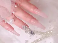 【期間限定‼️】ハンド オフ込み🩵 長さ出し10本90分アート(アプレ変更+1100円)