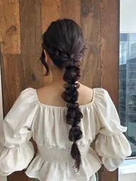 💓ふんわり可愛い編みおろし限定アレンジメニュー💓 結婚式やイベントに🎀ロング〜ミディアムさんオススメ🎀