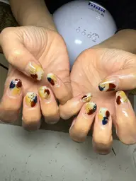 塗りかけネイル10本【アート、ストーン追加なし】❤️🔥破格の¥3980‼️(安い、可愛い、早い)の三拍子👏✨