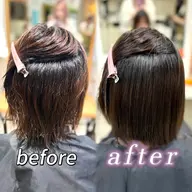 [ご新規様限定メニュー] 根元の癖が気になってきた方 ⛓️リタッチ縮毛矯正⛓️