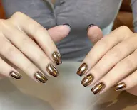 フラッシュ＊ミラーネイル❤️‍🔥