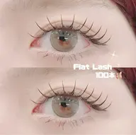 【ご新規様】　フラットラッシュ~100本迄🎀（ご新規様オフ無料）カラー変更（＋¥800）