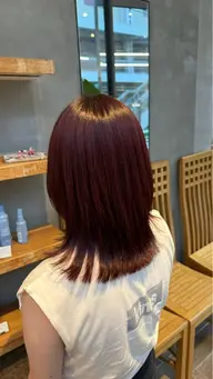 【人気NO.1🫧】柔らか透明感カラー＋Aujua髪質改善トリートメント🤍