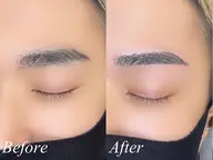 《持続力🔗眉毛パーマ》メンズアイブロウWAX＋ハリウッドブロウリフト ¥4900
