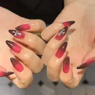 【ジェルオフ有】チップ10本グラデーション❤️🔥