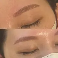 眉毛ワックス メイク込み