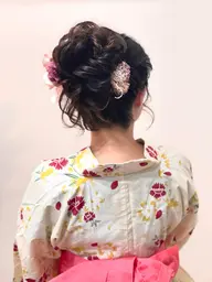 浴衣着付け(ヘアセット付き)