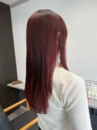 カット＋イルミナカラー+超音波アイロントリートメント❤️