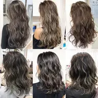 ✨[人気No.1✨]毛先カット（前髪別+550）+ケラチンカラー+超音波トリートメント