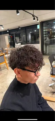 2回目以降【当日限定】☀️メンズカット+パーマ☀️フェザーパーマ、シャドウパーマ、ツイストスパイラル、波巻きパーマ
