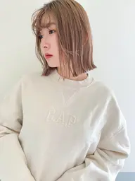 【ケアブリーチ使用◎】似合わせカット＋ブリーチありダブルカラー🧵🧶