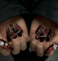 チップ長さ出し持ち込みデザイン（6本)