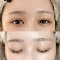 アイブロウWAX➕まつ毛パーマ💕エクステオフ(シングルエクステ通常グルー)のみ無料付き