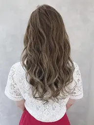 カット＋ダブルカラー(全頭ケアブリーチ+カラー)￥12900