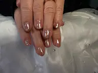 ハンドネイル　他店OFF無料‼︎カラー選び放題🩵パーツ無料