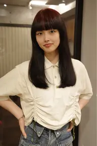 【ナチュラル美髪矯正】縮毛矯正+カット+アミノ Tr💫