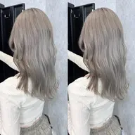 💜ダブルカラー(ブリーチ1回+オンカラー)＋レディース整えカット(2センチ以内)+ツヤツヤトリートメント付き💜