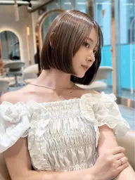 【髪質改善フルコース】🩶美髪縮毛矯正🩶+透明感カラー🎨+ケアカット✨️+スチームトリートメント💆🏻♀️🤍