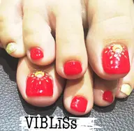 フットジェル☆オフなし親指2本アート