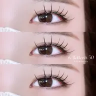 束感×アイドルまつ毛🍀♡ダブルフラットラッシュ 50束(フラット100本目安)