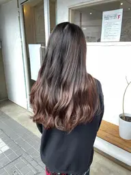 高彩度カラー+トリートメント※ファイバープレックス追加＋￥1000