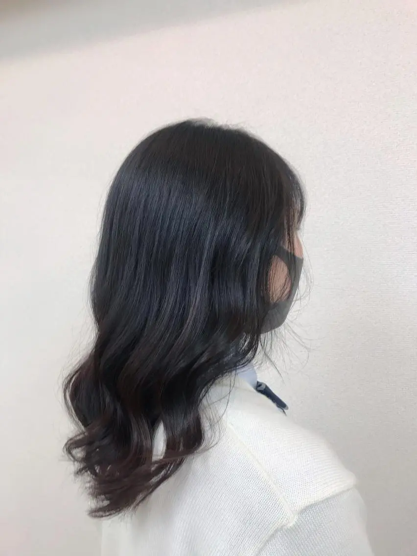 セミロング もりたみかこ 美容師お休み中のヘアスタイル