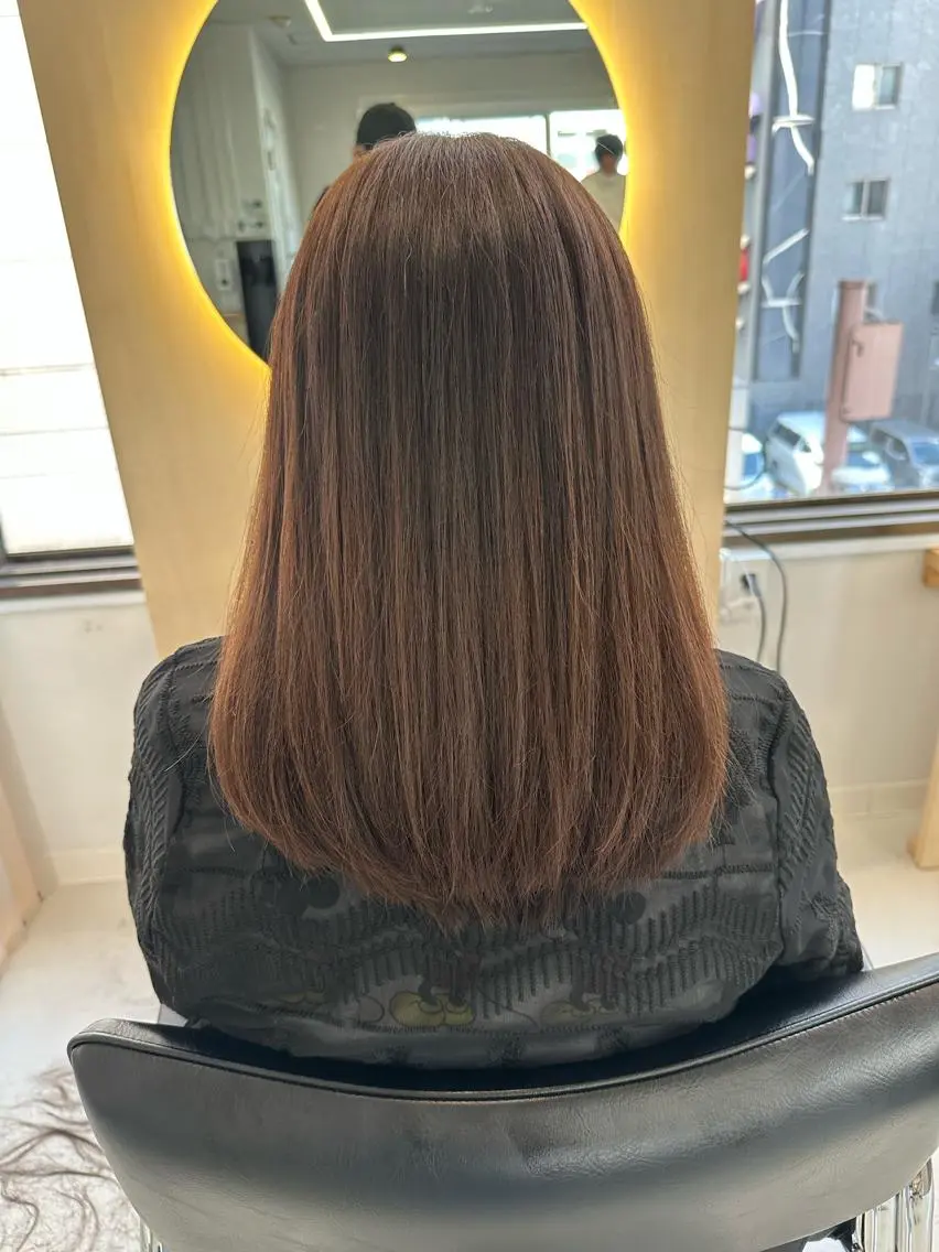 ロング 深見 真由のヘアスタイル
