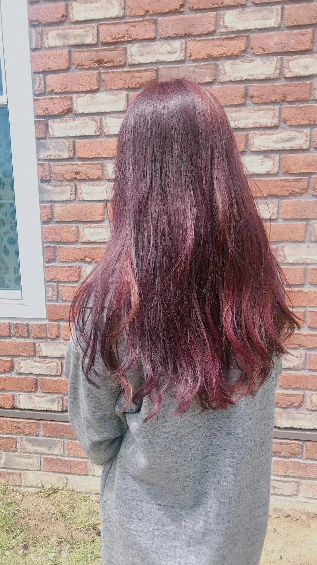ロング やました りなのヘアスタイル