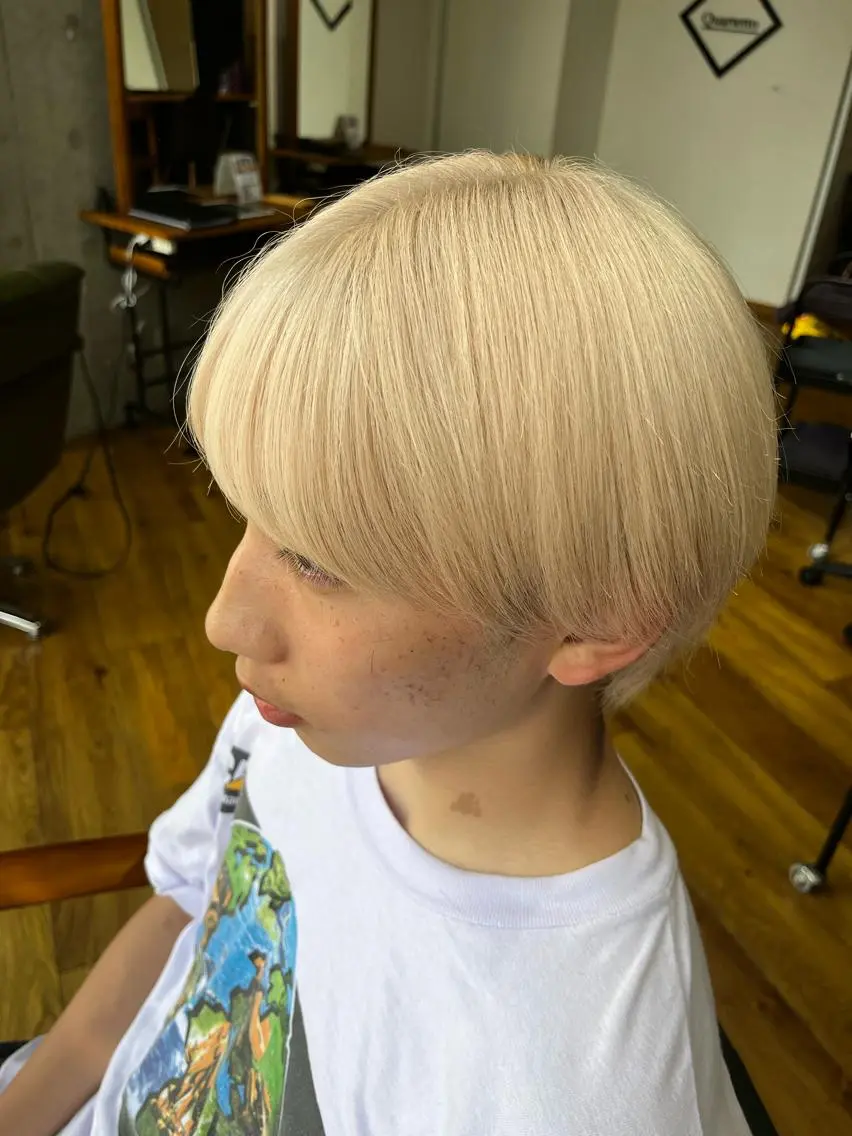 ショート カラー 🇰🇷韓国ヘア TAKUMI🐯💎のヘアスタイル