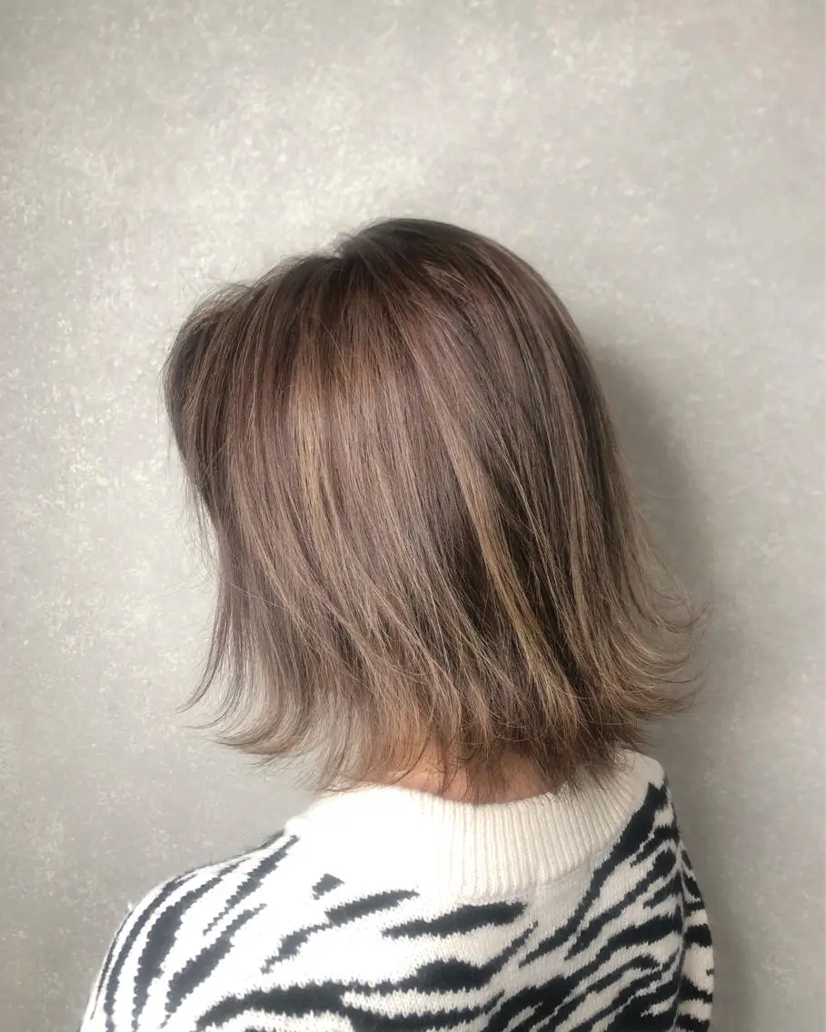 ショート カラー パーマ ヘアアレンジ まつげと眉 Meliaのマツエク・マツパデザイン