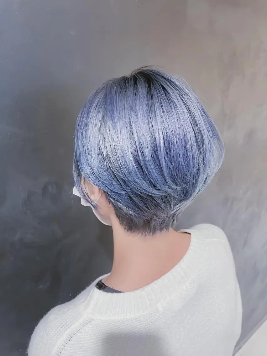 ショート カラー ヘアカラー モードケイズJR尼崎 トップサロンdのヘアスタイル