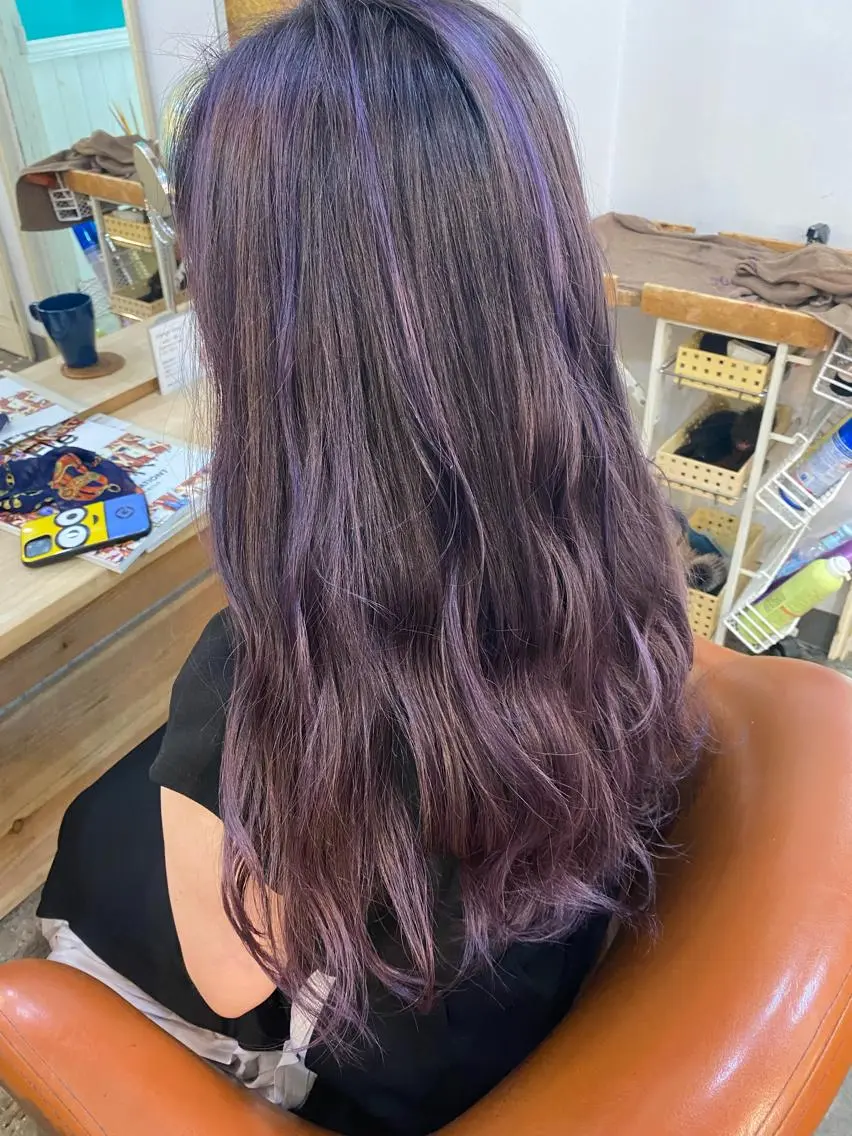 ロング カラー 完全個室/ケアカラー 🌟misaki🌟のヘアスタイル