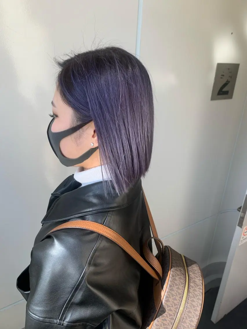 ショート カラー 羽エクステ🪽 🤍まき🤍のヘアスタイル