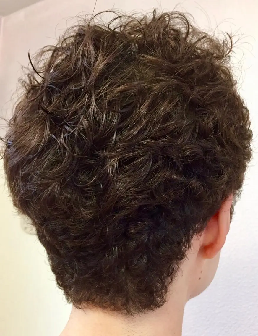 ショート パーマ 柴野 茂美のヘアスタイル
